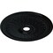 Ekena Millwork Oakleaf Ceiling Medallion (Fits Canopies up to 6 1/4"), 29 1/8"OD x 3 5/8"ID x 1"P, Black Pearl CM29OABPS - alternate 4
